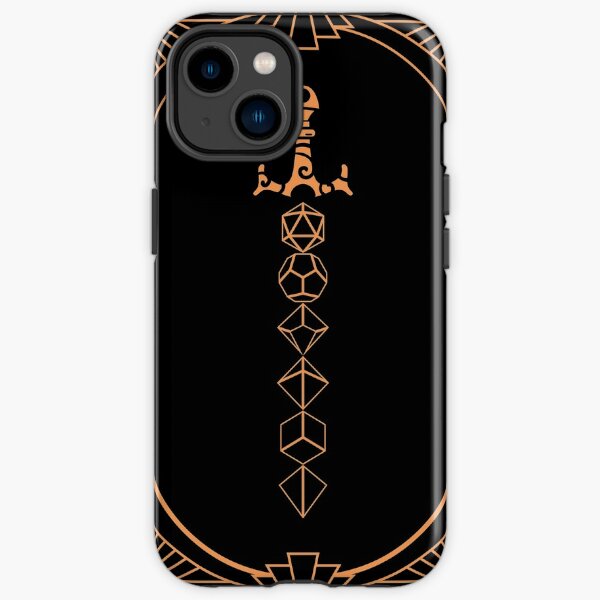 Dungeon Armory's Magical Orange Dice Sword Tabletop RPG Gaming iPhone Tough Case RB1810 product Offical criticalrole Merch