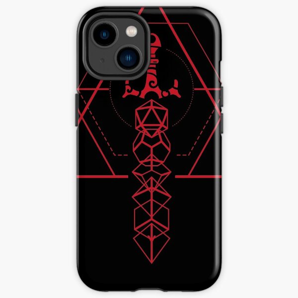 Polyhedral Dice Sword Set Geometric Symbols iPhone Tough Case RB1810 product Offical criticalrole Merch