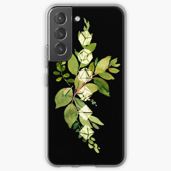 Green Leaves & Dice Samsung Galaxy Soft Case RB1810 product Offical criticalrole Merch