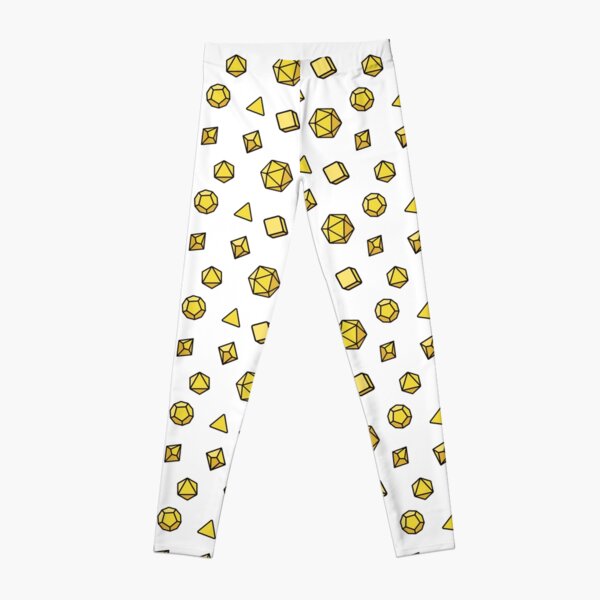 Yellow Dice Pattern Leggings RB1810 product Offical criticalrole Merch
