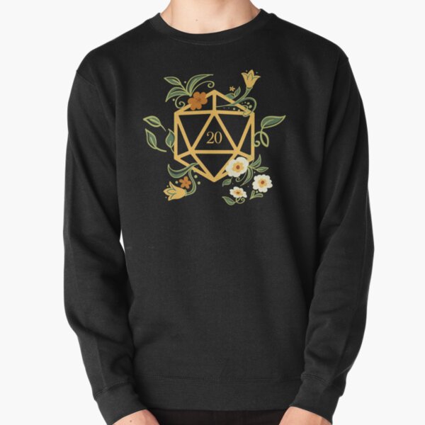Plant Lovers Polyhedral D20 Dice Tabletop RPG Pullover Sweatshirt RB1810 product Offical criticalrole Merch