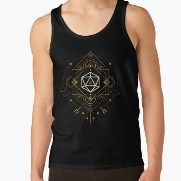 Esoteric D20 Dice of the Mystic Tank Top RB1810 product Offical criticalrole Merch
