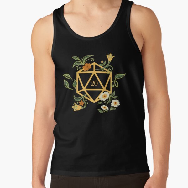 Plant Lovers Polyhedral D20 Dice Tabletop RPG Tank Top RB1810 product Offical criticalrole Merch
