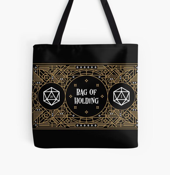 Polyhedral Dice Bag of Holding Tabletop RPG Gaming All Over Print Tote Bag RB1810 product Offical criticalrole Merch